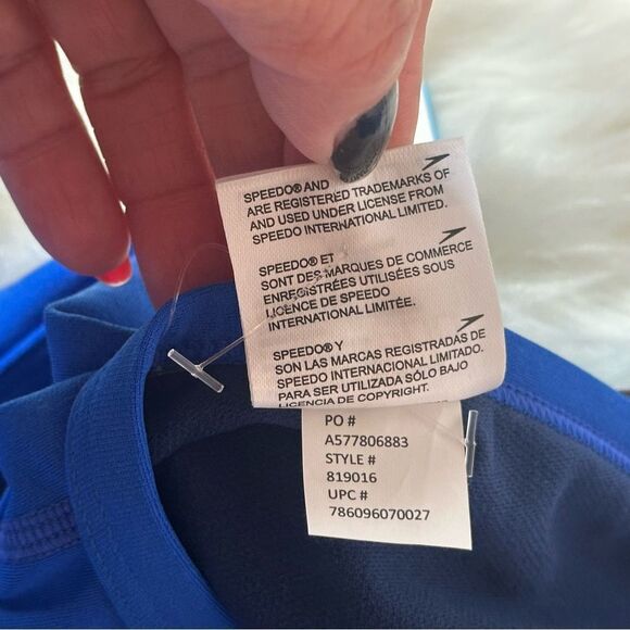 Speedo Endurance+ Blue Swimsuit - Picture 9 of 9